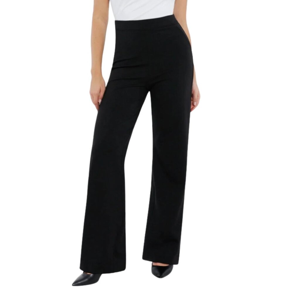 NWT Express Classic Wide Leg High Rise Pants With Side Zipper - Picture 3 of 11